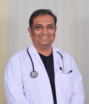 Dr. Arun Katari, expert surgeon at Sagar Cancer Care Hospital with extensive experience in MBBS and MS specializations.