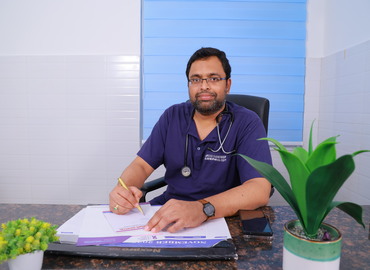 Expert nephrologist providing specialized kidney care at Sagar Cancer Care Hospital.