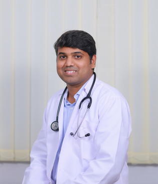 Dr. B Hruday Kumar MBBS, MS, MCH, expert in surgical oncology at Sagar Cancer Care Hospital.